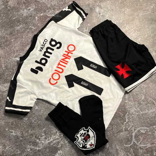 CONJUNTO INFANTIL VASCO COM MEIÃO