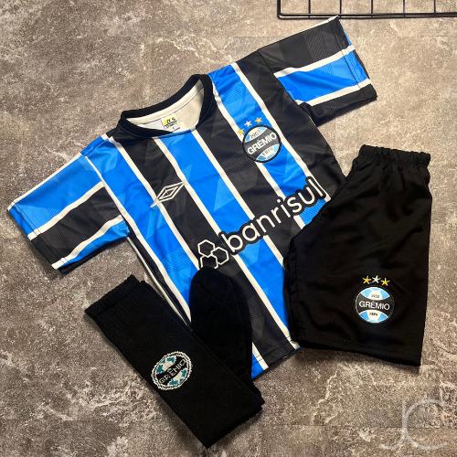 CONJUNTO INFANTIL GRÊMIO COM MEIÃO