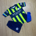 CONJUNTO INFANTIL MANCHESTER CITY COM MEIÃO HAALAND
