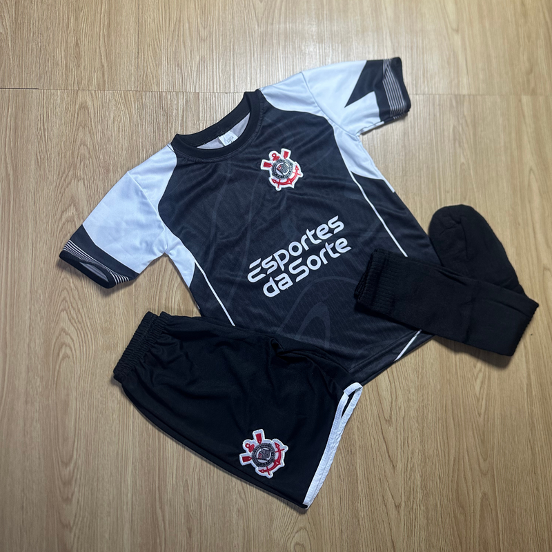 CONJUNTO INFANTIL CORINTHIANS COM MEIÃO