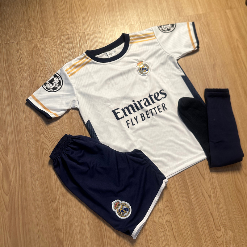 CONJUNTO INFANTIL REAL MADRID COM MEIÃO