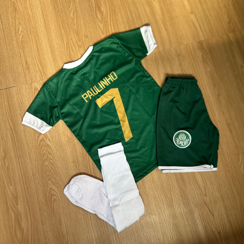 CONJUNTO INFANTIL PALMEIRAS COM MEIAO